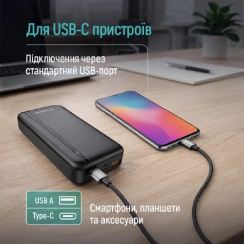 Дата кабель USB 2.0 AM to USB-C 2.0m 3A zinc alloy braided black ColorWay (CW-CBUC099-BK)