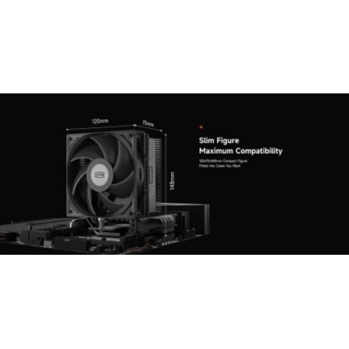 Кулер для процессора PcCooler Охолоджувач для процесора PсCOOLER RT500 BK чорний IntelLGA 115X/1200/ (RT500 BK) Кулер для процессора PcCooler Охолоджувач для процесора PсCOOLER RT500 BK чорний IntelLGA 115X/1200/ (RT500 BK)