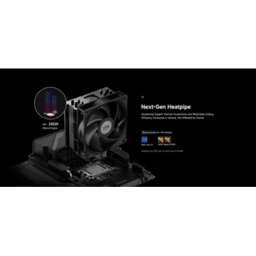 Кулер для процессора PcCooler Охолоджувач для процесора PсCOOLER RT500 BK чорний IntelLGA 115X/1200/ (RT500 BK) Кулер для процессора PcCooler Охолоджувач для процесора PсCOOLER RT500 BK чорний IntelLGA 115X/1200/ (RT500 BK)