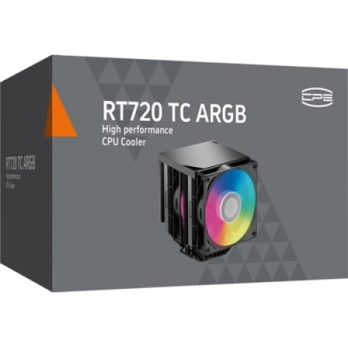 Кулер для процессора PcCooler Охолоджувач для процесора PсCOOLER RT720 TC ARGB BK чорний IntelLGA 11 (RT720 TC ARGB BK) Кулер для процессора PcCooler Охолоджувач для процесора PсCOOLER RT720 TC ARGB BK чорний IntelLGA 11 (RT720 TC ARGB BK)