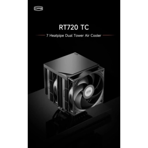 Кулер для процессора PcCooler Охолоджувач для процесора PсCOOLER RT720 TC BK чорний IntelLGA 115X/12 (RT720 TC BK) Кулер для процессора PcCooler Охолоджувач для процесора PсCOOLER RT720 TC BK чорний IntelLGA 115X/12 (RT720 TC BK)