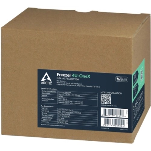 Кулер для процессора Arctic Freezer 4U-OneX (ACFRE00193A)