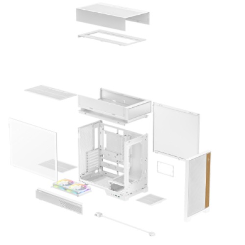 Корпус для ПК Deepcool CL660 White (R-CL660-WHNNA0-G-1)