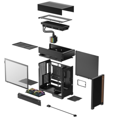 Корпус для ПК Deepcool CL6600 Black (R-CL6600-BKNNA0-G-1)