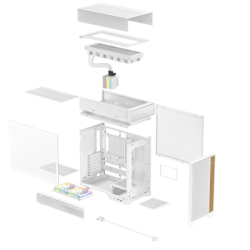 Корпус для ПК Deepcool CL6600 White (R-CL6600-WHNNA0-G)