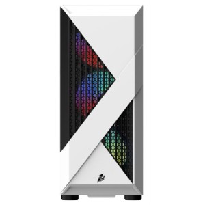 Корпус для ПК 1stPlayer F3-A-4F1-WH&PS-600FK