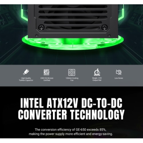 Блок питания Gamemax 650W (GE-650) Блок питания Gamemax 650W (GE-650)