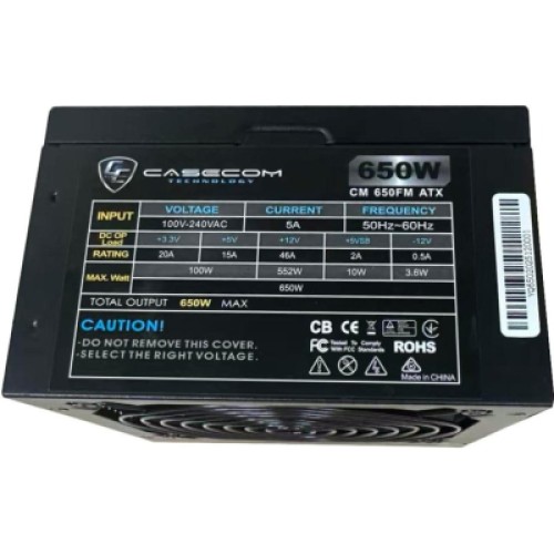 Корпус для ПК Casecom 650W (CM 650FM ATX) Корпус для ПК Casecom 650W (CM 650FM ATX)