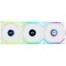 Кулер для корпуса Lian Li UNI Fan SL WIRELESS LCD 120-3, White (G99.12SLLCD1W3W.00)