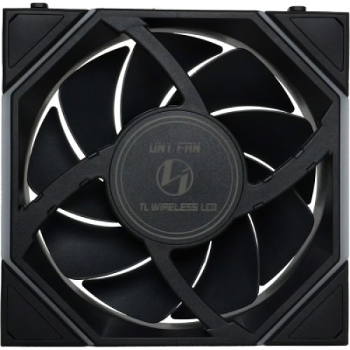 Кулер для корпуса Lian Li UNI Fan TL WIRELESS LCD 120-1, Black (G99.12TLLCD1W1B.00)