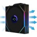 Кулер для корпуса Lian Li UNI Fan TL WIRELESS LCD 120-1, Black (G99.12TLLCD1W1B.00)