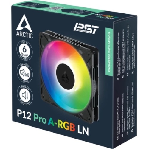 Кулер для корпуса Arctic P12 Pro A-RGB LN, 3 шт (ACFAN00347A)