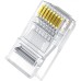 Коннектор RJ45 cat.6 UTP, NW120, 100 шт упаковка, Transparent Ugreen (60558)