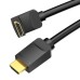 Кабель мультимедийный HDMI M to HDMI M 3.0m V2.0 4K60Hz 90° corner black Vention (AARBI)