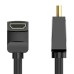 Кабель мультимедийный HDMI M to HDMI M 3.0m V2.0 4K60Hz 90° corner black Vention (AARBI)