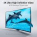Кабель мультимедийный HDMI M to HDMI M 3.0m V2.0 4K60Hz 90° corner black Vention (AARBI)
