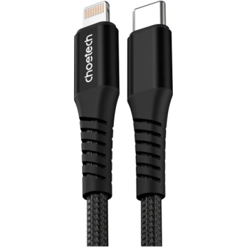 Дата кабель USB-C to Lightning 1.0m PD27W black Choetech (XCL-1030-BK) Дата кабель USB-C to Lightning 1.0m PD27W black Choetech (XCL-1030-BK)