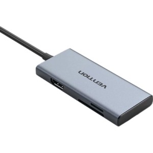 Концентратор Vention USB-C 6-in-1 3xUSB 3.0 + HDMI 4K30Hz + SD/TF 0.15m (TOOHB)
