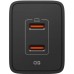 Зарядное устройство Spigen 2xUSB-C PD 47W black (ACH09457)