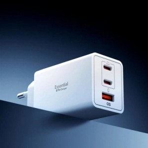 Зарядное устройство Spigen 2xUSB-C PD + 1xUSB 67W white (ACH08710)
