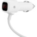 Зарядное устройство HOCO 2xUSB 10.5W + 3x car socket silver (6957531050896)
