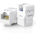 Модуль Keystone RJ45 UTP cat.6 NW186 Unshielded Module 180° White Ugreen (30844)
