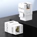 Модуль Keystone RJ45 UTP cat.6 NW186 Unshielded Module 180° White Ugreen (30844)