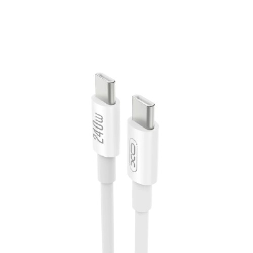 Дата кабель USB-C to USB-C 1.0m 240w White XO (NB-Q298-CC.white) Дата кабель USB-C to USB-C 1.0m 240w White XO (NB-Q298-CC.white)