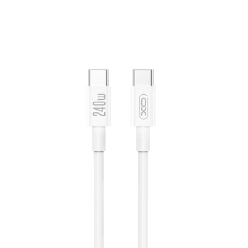 Дата кабель USB-C to USB-C 1.0m 240w White XO (NB-Q298-CC.white) Дата кабель USB-C to USB-C 1.0m 240w White XO (NB-Q298-CC.white)