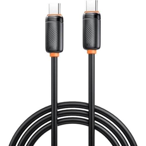 Дата кабель USB-C to USB-C 1.0m 60w black XO (NB-Q302B-CC.black) Дата кабель USB-C to USB-C 1.0m 60w black XO (NB-Q302B-CC.black)