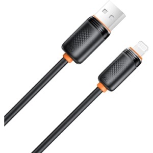 Дата кабель USB 2.0 AM to Lightning 1.0m 3A black XO (NB302-AI.black)