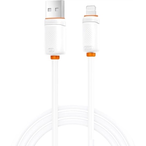 Дата кабель USB 2.0 AM to Lightning 1.0m 3A white XO (NB302-AI.white)