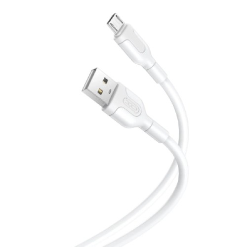 Дата кабель USB 2.0 AM to Micro 5P 1.0, 2A white XO (NB212-AM.white)