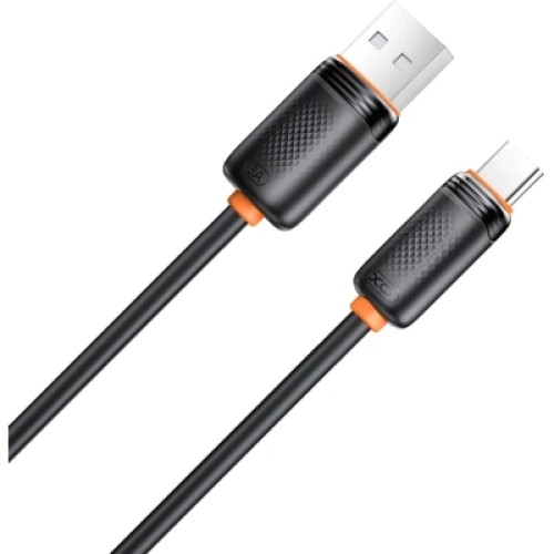 Дата кабель USB 2.0 AM to USB-C 1.0m 3A black XO (NB302-AC.black)