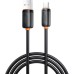 Дата кабель USB 2.0 AM to USB-C 1.0m 3A black XO (NB302-AC.black)