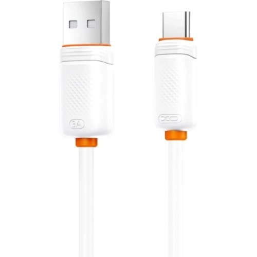 Дата кабель USB 2.0 AM to USB-C 1.0m 3A white XO (NB302-AC.white) Дата кабель USB 2.0 AM to USB-C 1.0m 3A white XO (NB302-AC.white)