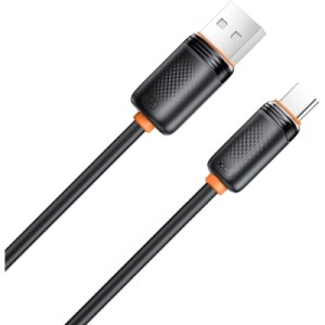 Дата кабель USB 2.0 AM to USB-C 2.0m 3A black XO (NB302-AC-2.black)