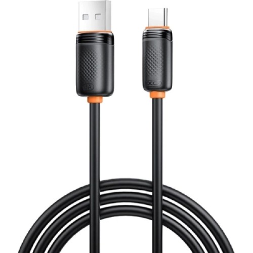 Дата кабель USB 2.0 AM to USB-C 2.0m 3A black XO (NB302-AC-2.black)