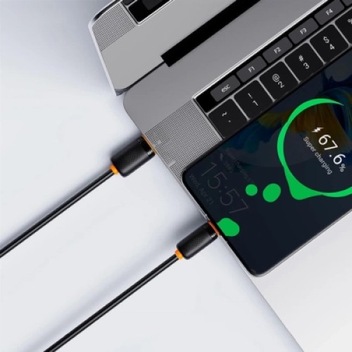 Дата кабель USB 2.0 AM to USB-C 2.0m 3A black XO (NB302-AC-2.black)