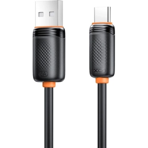 Дата кабель USB 2.0 AM to USB-C 2.0m 3A black XO (NB302-AC-2.black)