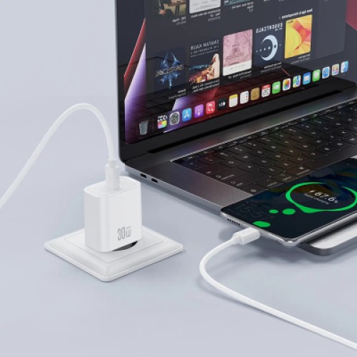 Зарядное устройство XO USB-C PD30W white (CE41.white)
