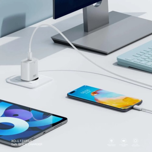 Зарядное устройство XO USB-C PD30W white (L131.white)
