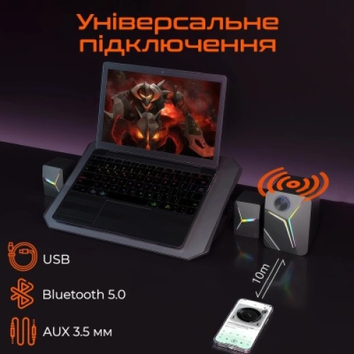 Акустическая система Meetion SP2111 Black (MT-SP2111BT-A)