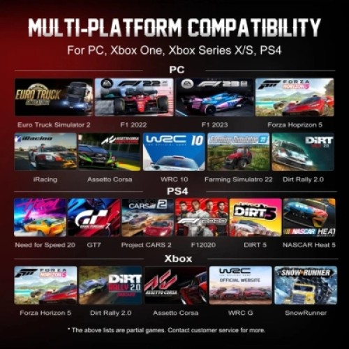 Руль PXN V10 Ultra Bundle for PS4/XBOX/Xbox Series X|S/PC (PXN-V10 Ultra EU) Руль PXN V10 Ultra Bundle for PS4/XBOX/Xbox Series X|S/PC (PXN-V10 Ultra EU)