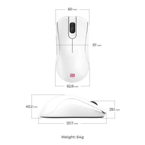 Мышка Zowie ZA13DW Wireless White (9H.N4RBE.A3E)