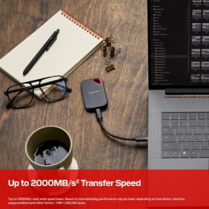 Накопитель SSD USB 3.2 1TB SanDisk (SDSSDE70-1T00-G25)