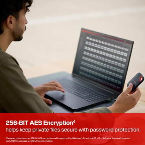Накопитель SSD USB 3.2 1TB SanDisk (SDSSDE70-1T00-G25) Накопитель SSD USB 3.2 1TB SanDisk (SDSSDE70-1T00-G25)