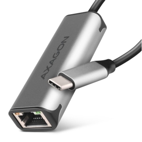 Переходник USB-C to RJ45 Ethernet 2500Mbps gray AXAGON (ADE-25RC)