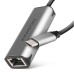 Переходник USB-C to RJ45 Ethernet 2500Mbps gray AXAGON (ADE-25RC)