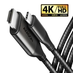 Кабель мультимедийный USB-C to HDMI M 1.8m black AXAGON (RVC-HI2MC)